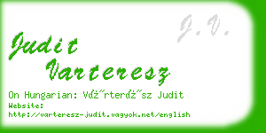 judit varteresz business card